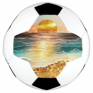 La série de plage à l'aquarelle Design 3