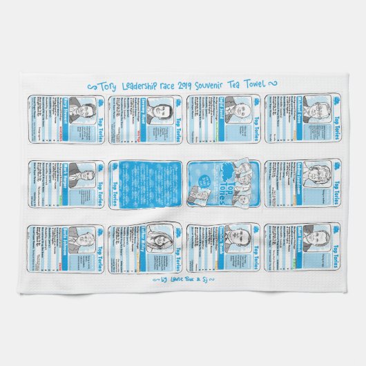 La serviette 2019 de thé de souvenir de course de (Horizontal)