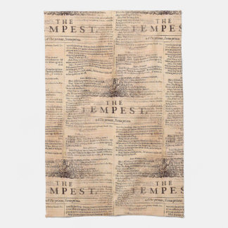 La serviette de cuisine de jeu de Shakespeare de