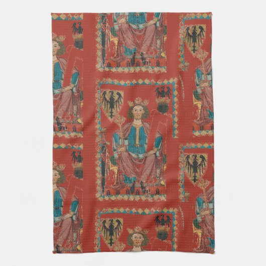 La serviette de cuisine de la Couronne (Vertical)