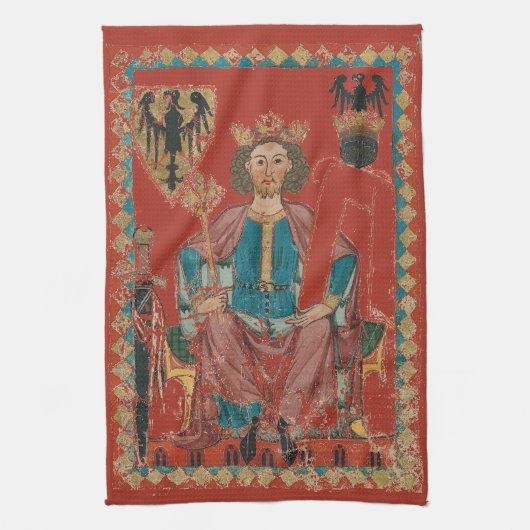 La serviette de cuisine de la Couronne (Vertical)