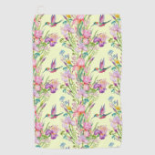 La serviette de golf du Jardin des Colibris Jaunes (Devant)