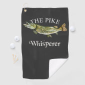 La serviette de pêche foncée Whisperer de brochet (En situation)