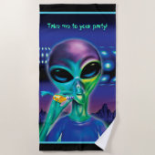 La serviette de plage faite sur commande étrangère (Devant)