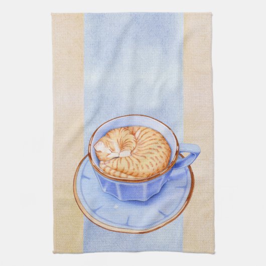 La serviette de thé au café (Vertical)