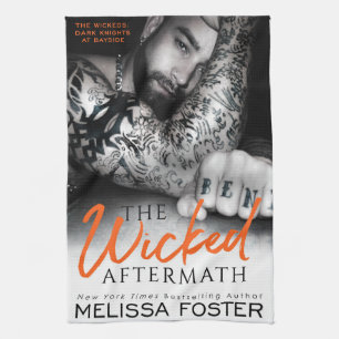 La serviette de thé de la cuisine après les mauvai