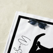 La serviette du chat (En situation)