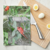 LA serviette ROUGE CARDINAL (Quart Plié)