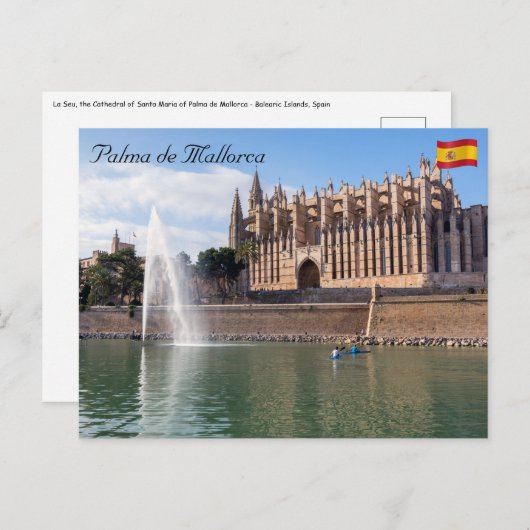 La Seu, de kathedraal van Palma de Mallorca - Span Briefkaart (Voorkant / Achterkant)