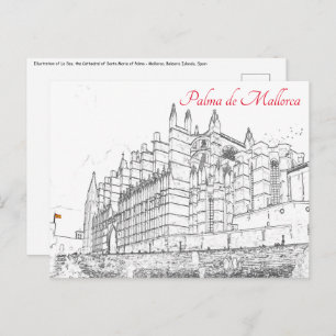 La Seu, de kathedraal van Palma de Mallorca - Span Briefkaart