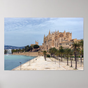 La Seu, de kathedraal van Palma de Mallorca - Span Poster