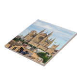 La Seu, de kathedraal van Palma de Mallorca - Span Tegeltje (Zijkant)