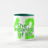 La signification 42 de la tasse de la vie - (Centre)
