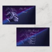 La silhouette de cheval a ombragé le carte de (Devant / Derrière)