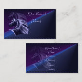 La silhouette de cheval a ombragé le carte de (Devant / Derrière)