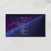 La silhouette de cheval a ombragé le carte de (Dos)