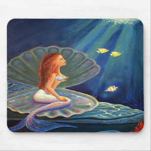 La sirène de bloc supérieur - tapis de souris