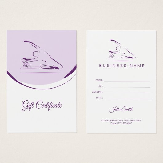 La sirène de Pilates pose sur le réformateur | Cou (Devant & derrière)