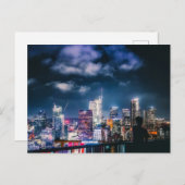LA Skyline Night Sky Feestdagenkaart (Voorkant / Achterkant)