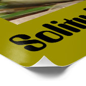 La Solitude Peut Souvent Être Belle - Affiche Tort (Coin)