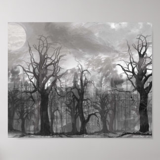 LA SOMBRE DU POSTER FORESTIER