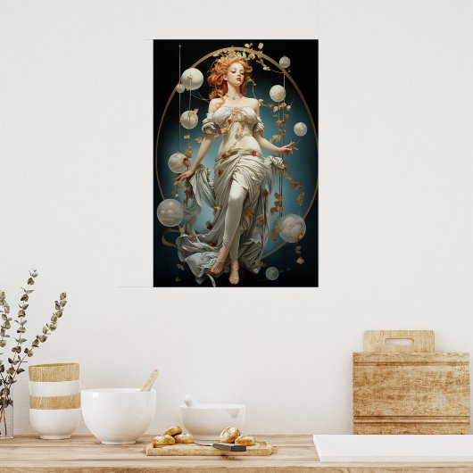 La Sorcière et le tableau des Sphères (Cuisine)