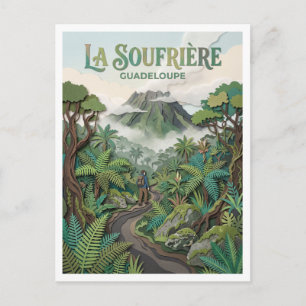 La Soufrière Saint-Claude Guadeloupe Briefkaart