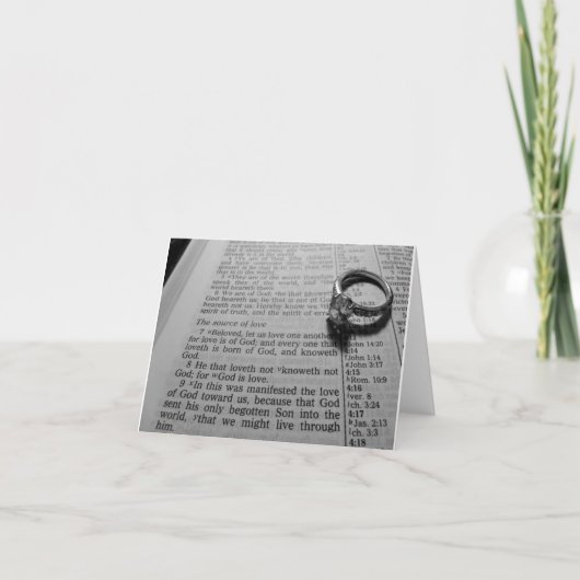 La source de l'amour Carte pour notes (Devant)