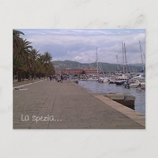 La spezia... briefkaart (Voorkant)