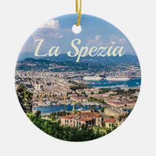 La Spezia Cinque Terre Liguria Italië Panorama gi Keramisch Ornament