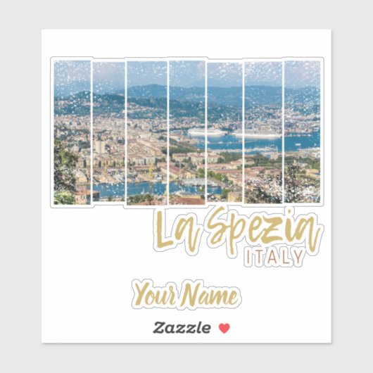 La Spezia Liguria Italië Souvenir Sticker (Vel)