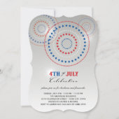 La star brûle les feux d'artifice Invitation du Pa (Devant)