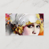 La star du cinéma Carte de visite et silencieuse A (Dos)