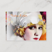 La star du cinéma Carte de visite et silencieuse A (Dos)