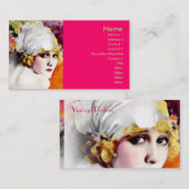 La star du cinéma Carte de visite et silencieuse A (Devant / Derrière)