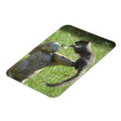 La statue de Hungry Squerrl et Bunny Magnet (Côté Gauche)