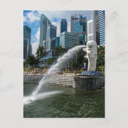 La statue du Méron, Singapour - Carte postale (Devant)
