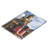 La statue géante Carnet Spiral (Côté gauche)