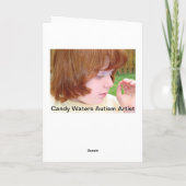 La sucrerie arrose la carte de voeux d'artiste (Dos)