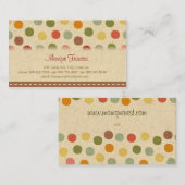 La sucrerie pointille le carte de visite (Devant / Derrière)