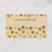 La sucrerie pointille le carte de visite (Dos)