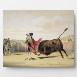 La Suerte de la Capa, 1865 (kleur litho) Fotoplaat