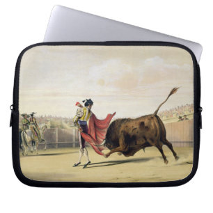 La Suerte de la Capa, 1865 (kleur litho) Laptop Sleeve
