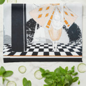 La Sultane - modieuze Art Deco Lady Theedoek (Gevouwen)