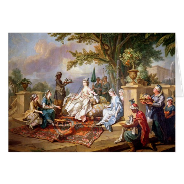 La Sultanine servie par ses eunuques (Devant horizontal)