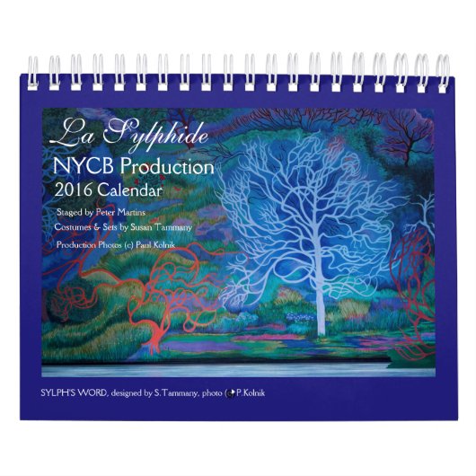 LA SYLPHIDE 2016 Agenda Kalender (Hoes)