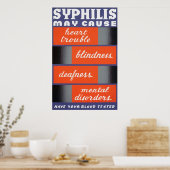 La syphilis peut provoquer une affiche (Cuisine)
