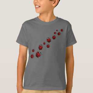 La T-shirt de la chemise de l'enfant Ladybug