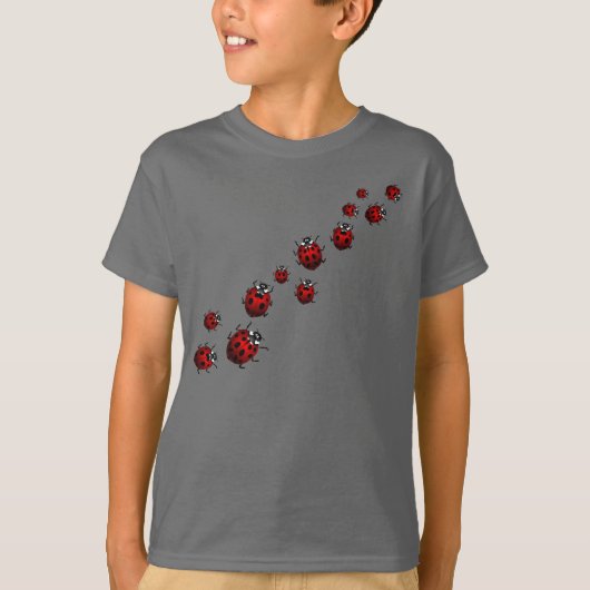 La T-shirt de la chemise de l'enfant Ladybug (Devant)