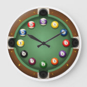 La table de billard à huit boules de poche Horloge (Recto)